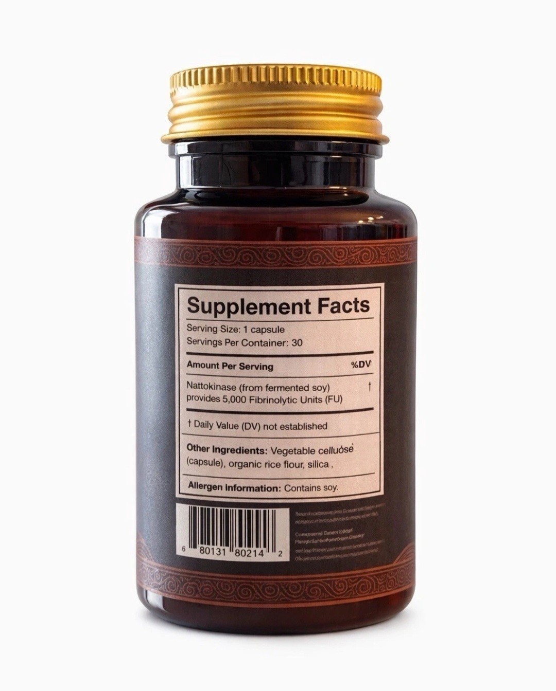 Maia Nattokinase 5000 FU 30 Capsules Supports Healthy Circulation High Potency