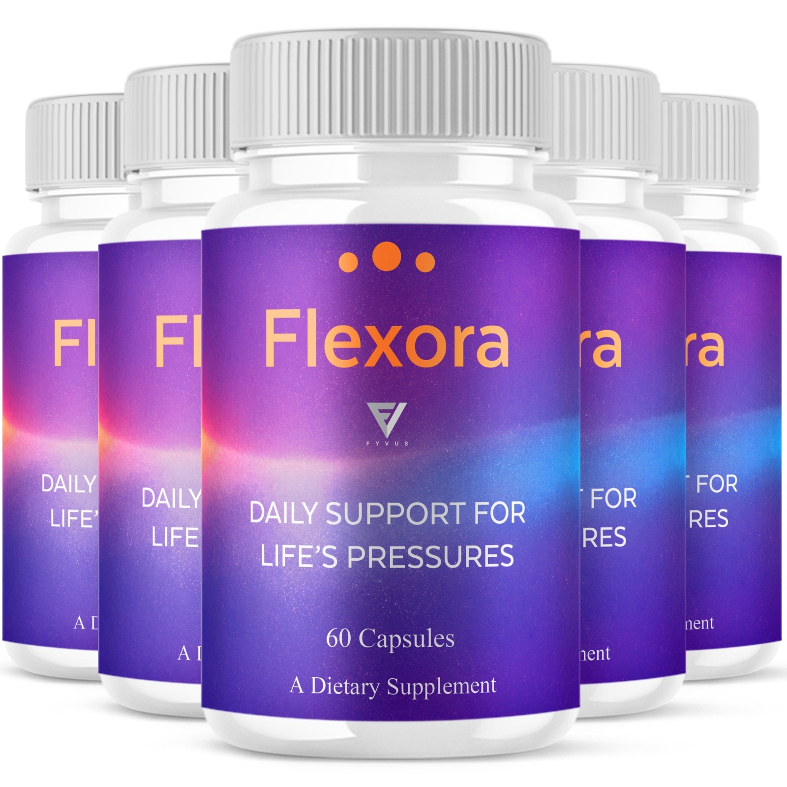 (5 Pack) Flexora Joint Health Support, Flex Ora Supplement (300 Capsules)