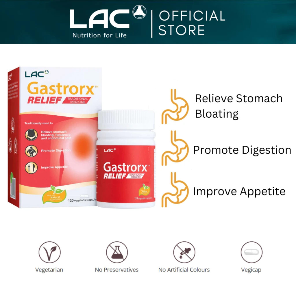 LAC Gastrorx Relief Capsule 120S