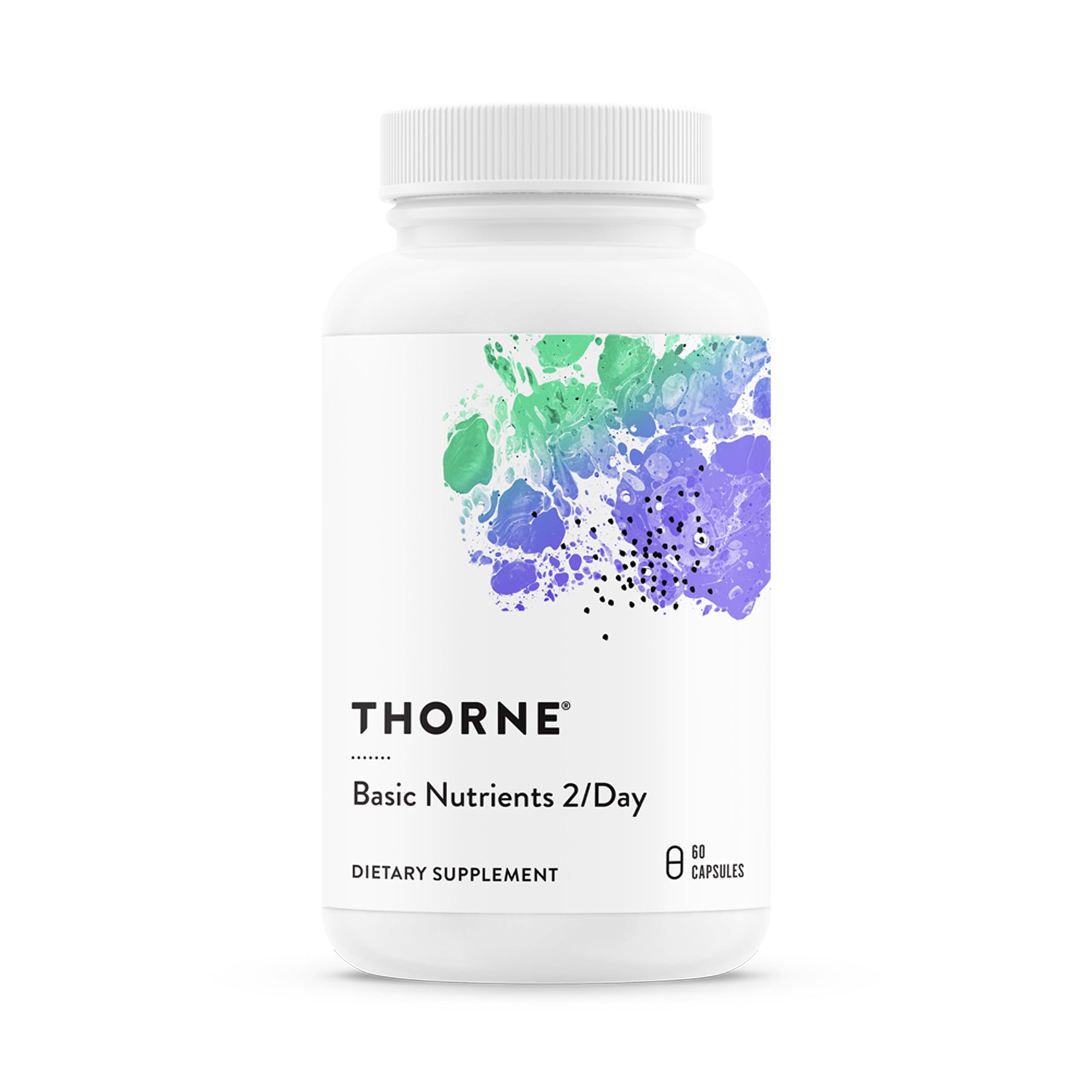 THORNE – Basic Nutrients 2/Day – Comprehensive 60 Count (Pack of 1), Brown