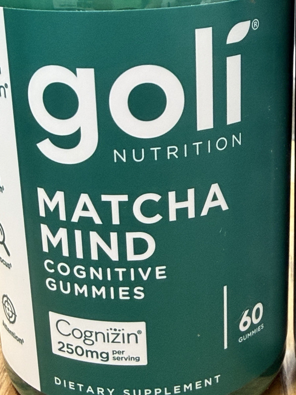 Goli Matcha Mind Gummies 60 Count • 12/2027 Exp • 5 PACK