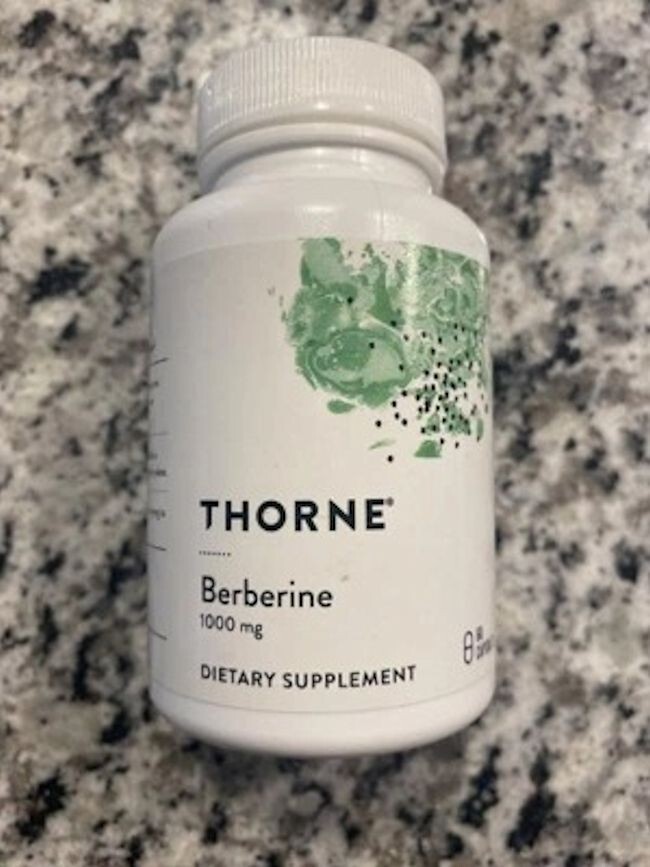 Thorne, Berberine, 2 PACK, 1,000 mg per serving (500 mg per cap), 60 Capsules-