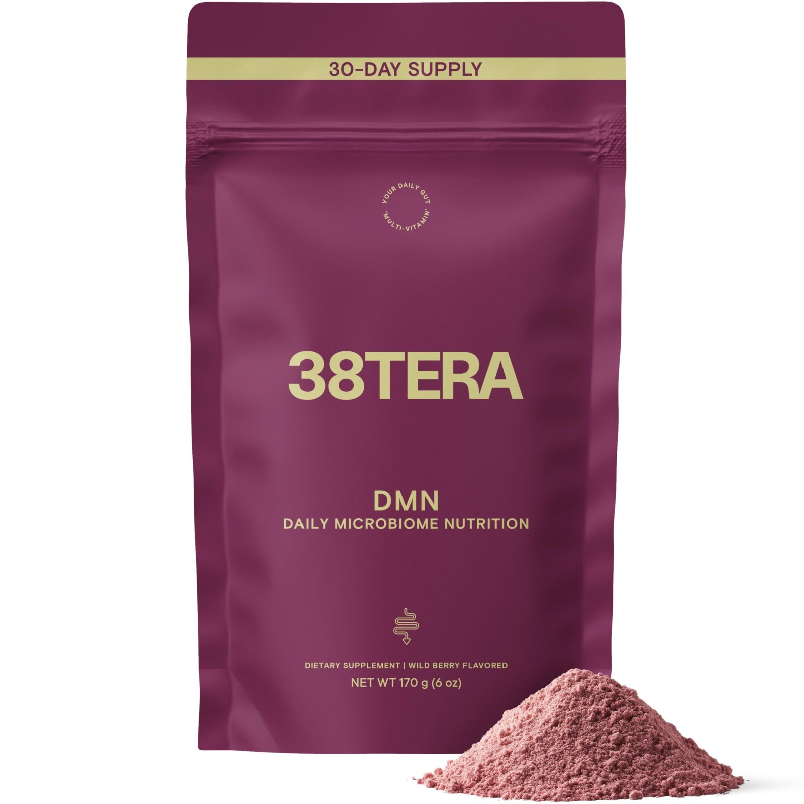 Prebiotic Fiber Powder, Resistant Starch & Polyphenols, Gut Health Support, 6 Oz