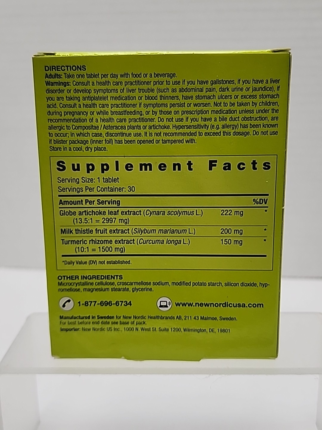 New Nordic Active Liver 30 tabs Exp 02-2026