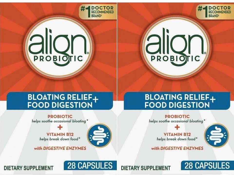 2 X ALIGN – BLOATING RELIEF + FOOD DIGESTION – 28 X 2 = 56 CAPSULES – EXP 9/2027