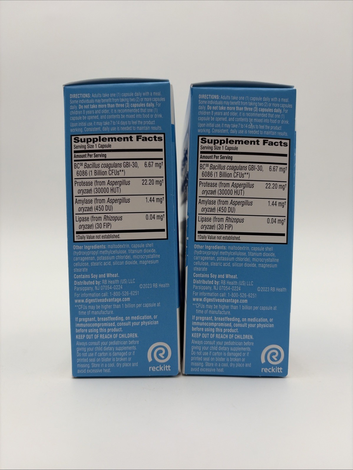 Digestive Advantage Daily Probiotics Intensive Bowel Support Exp 11/26 Lot Of 2