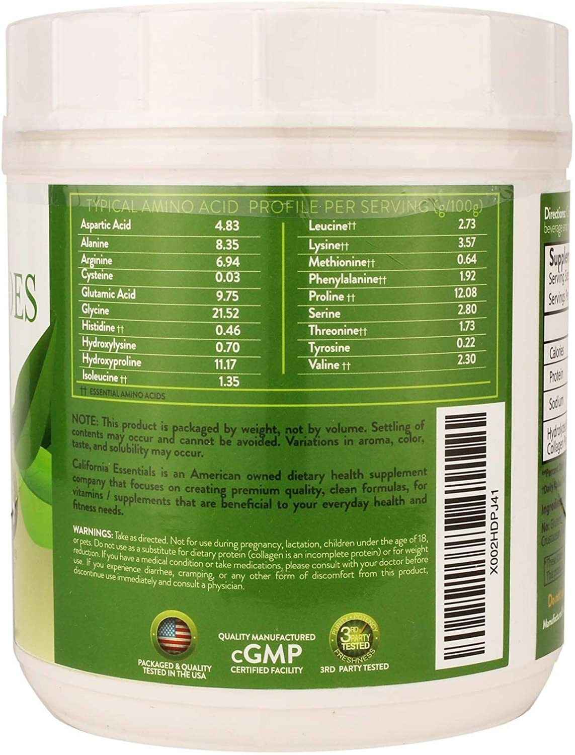 Best Collagen Protein Powder on the Market Hydrolyzed Type I + III Grass Fed