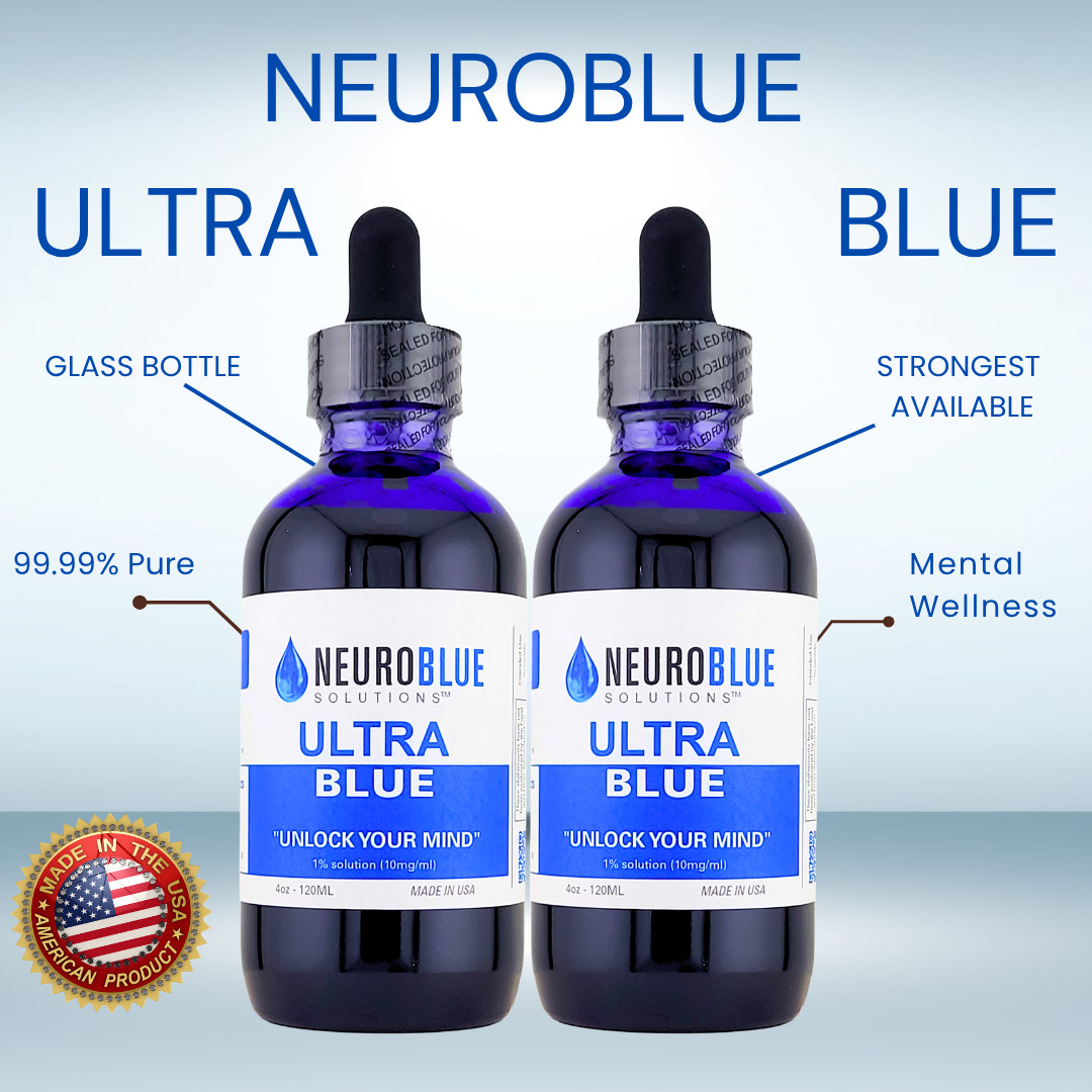 Neuro Blue Ultra Blue 60ml – 2oz 120 Day Supply (2 pack)