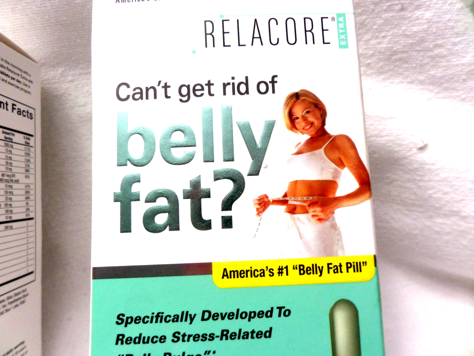 2x Relacore Extra Strength Stress Relief Pills Belly Fat Removal 90 Ct Each