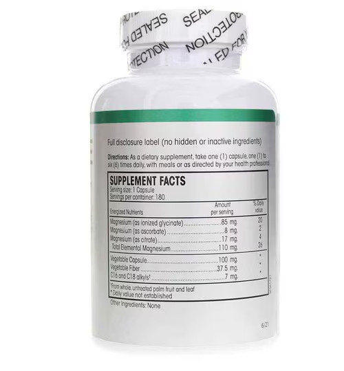 Perque Mg Plus Guard 180 Vegetable Capsules (Exp Date: 11/2026)