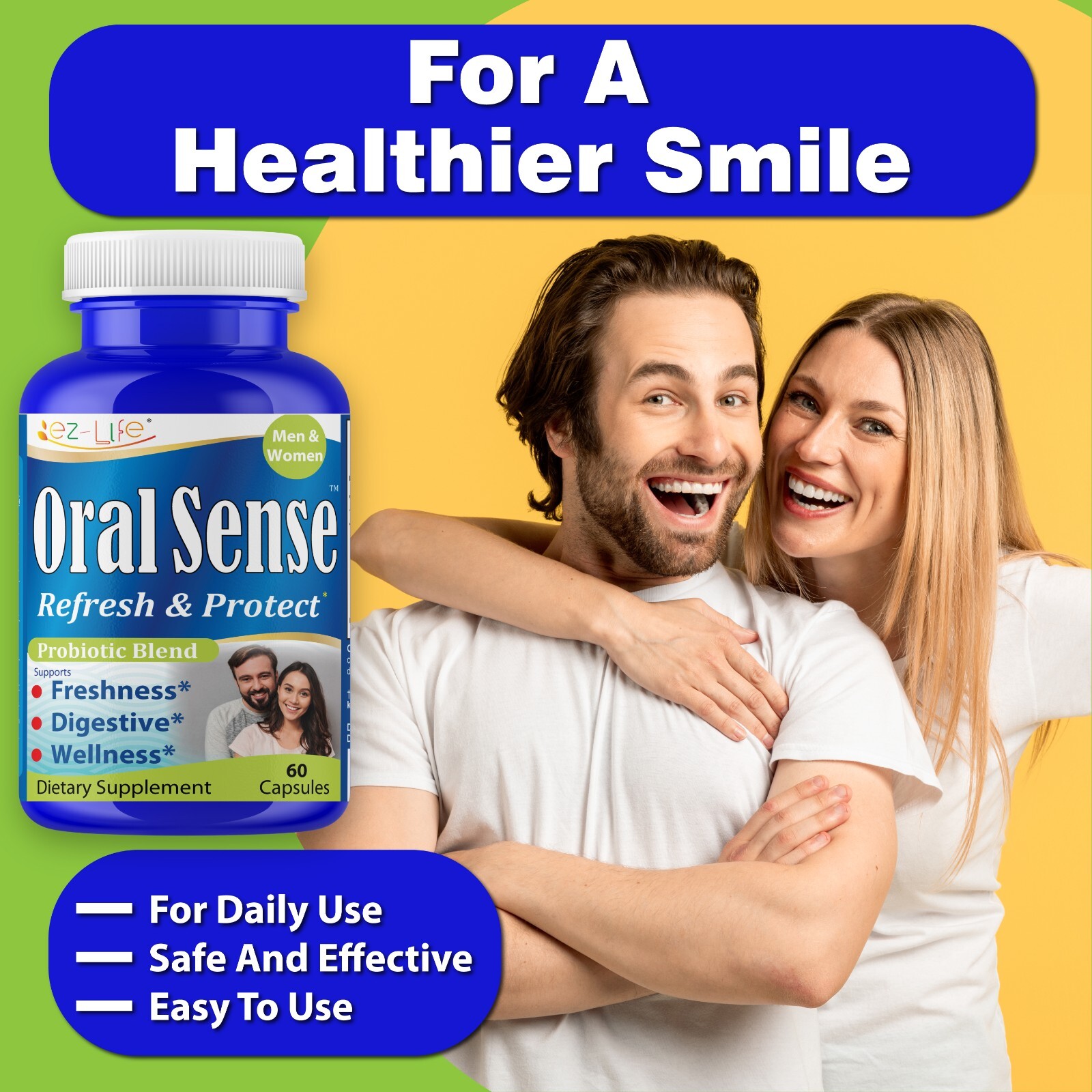 Best Oral Probiotic, Dental Probiotic Supplement Control Bad Breath