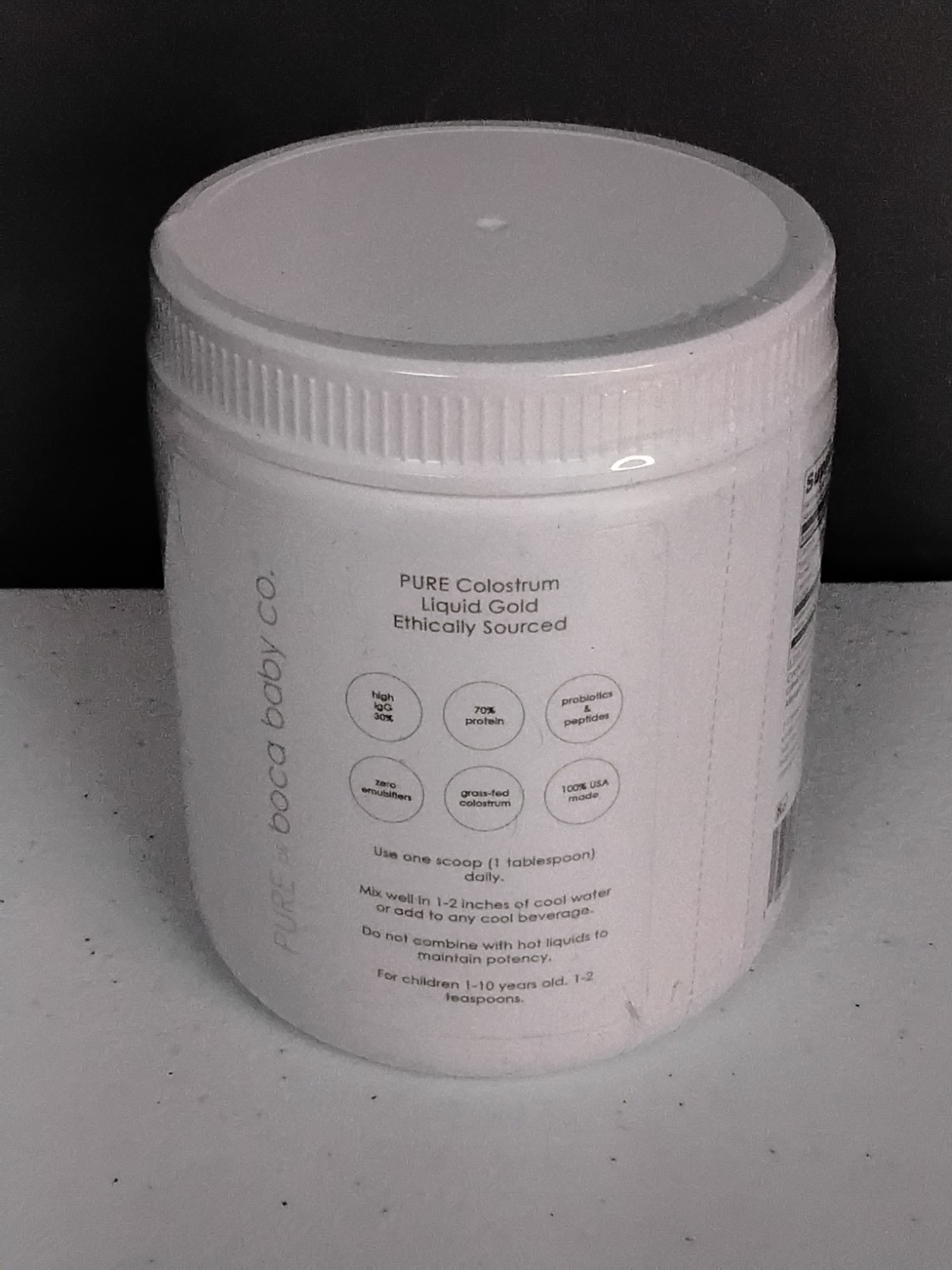 New & Sealed! PURE by Boca Baby COLOSTRUM 5.29 Oz – EXP. 04/2027 FREE SHIPPING