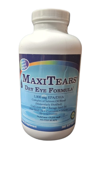 MaxiTears Dry Eye Formula 360 Count 1 Bottle