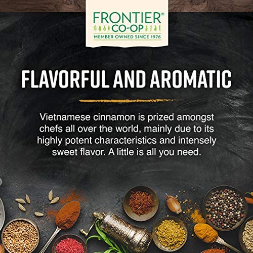 Frontier Co-op Cinnamon Ground, Vietnamese Premium, Certified Organic, Kosher,
