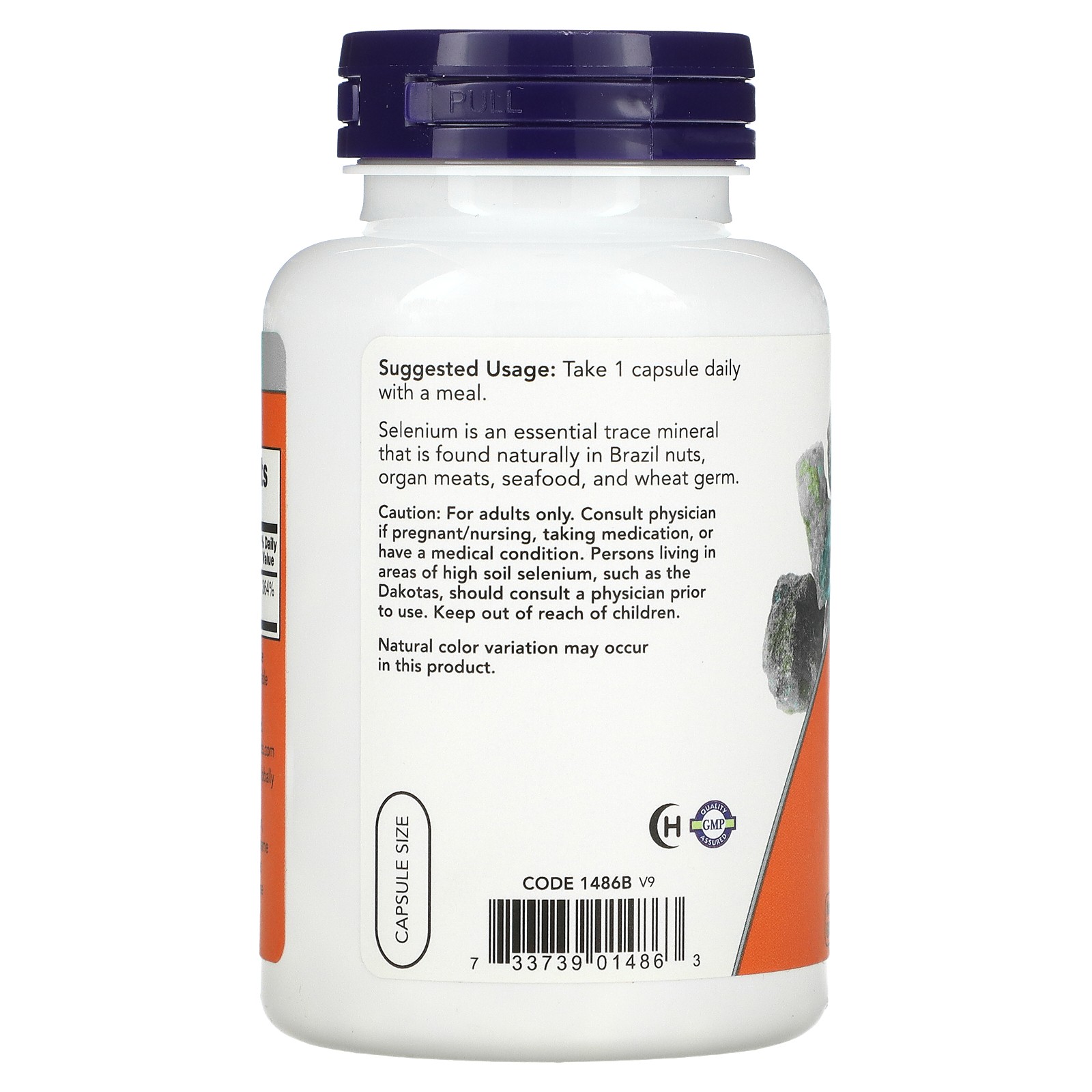 Now Foods Selenium 200 mcg 180 Veggie Caps GMP Quality Assured, Kosher,