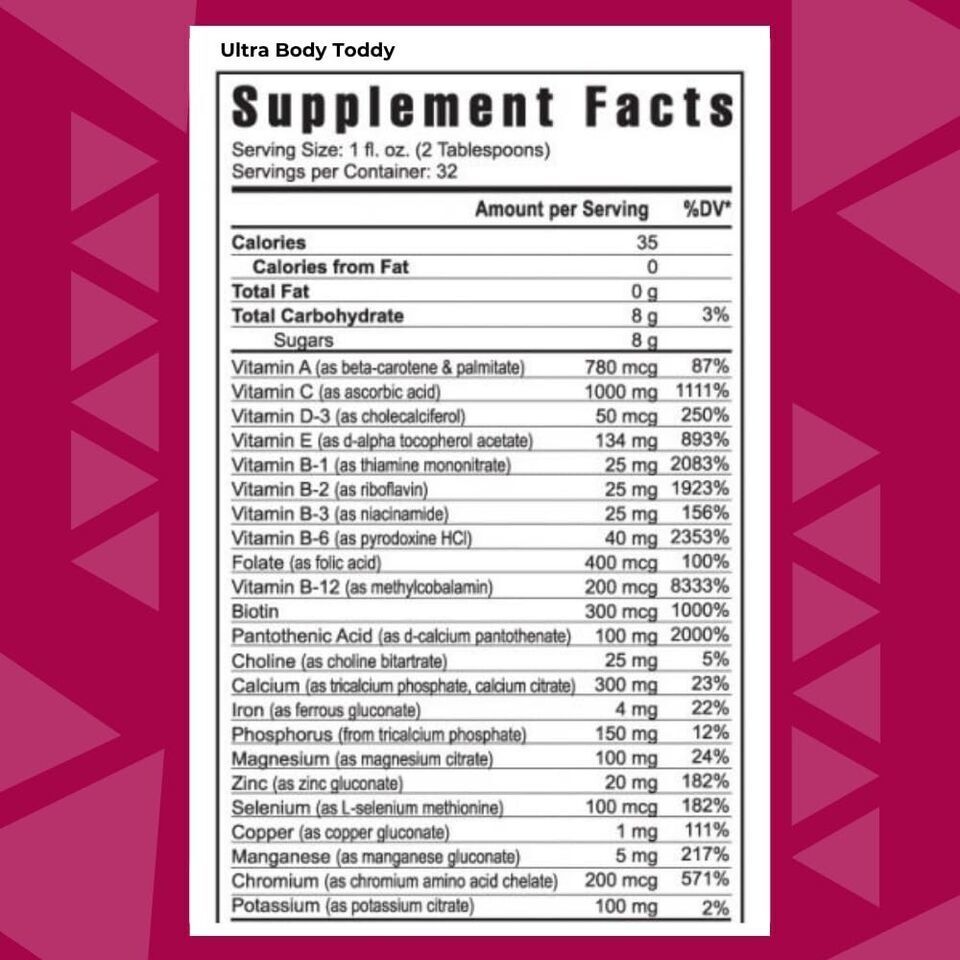 Youngevity Dr. Wallach Liquid Ultra Body Toddy 4-Pack – FREE SHIPPING