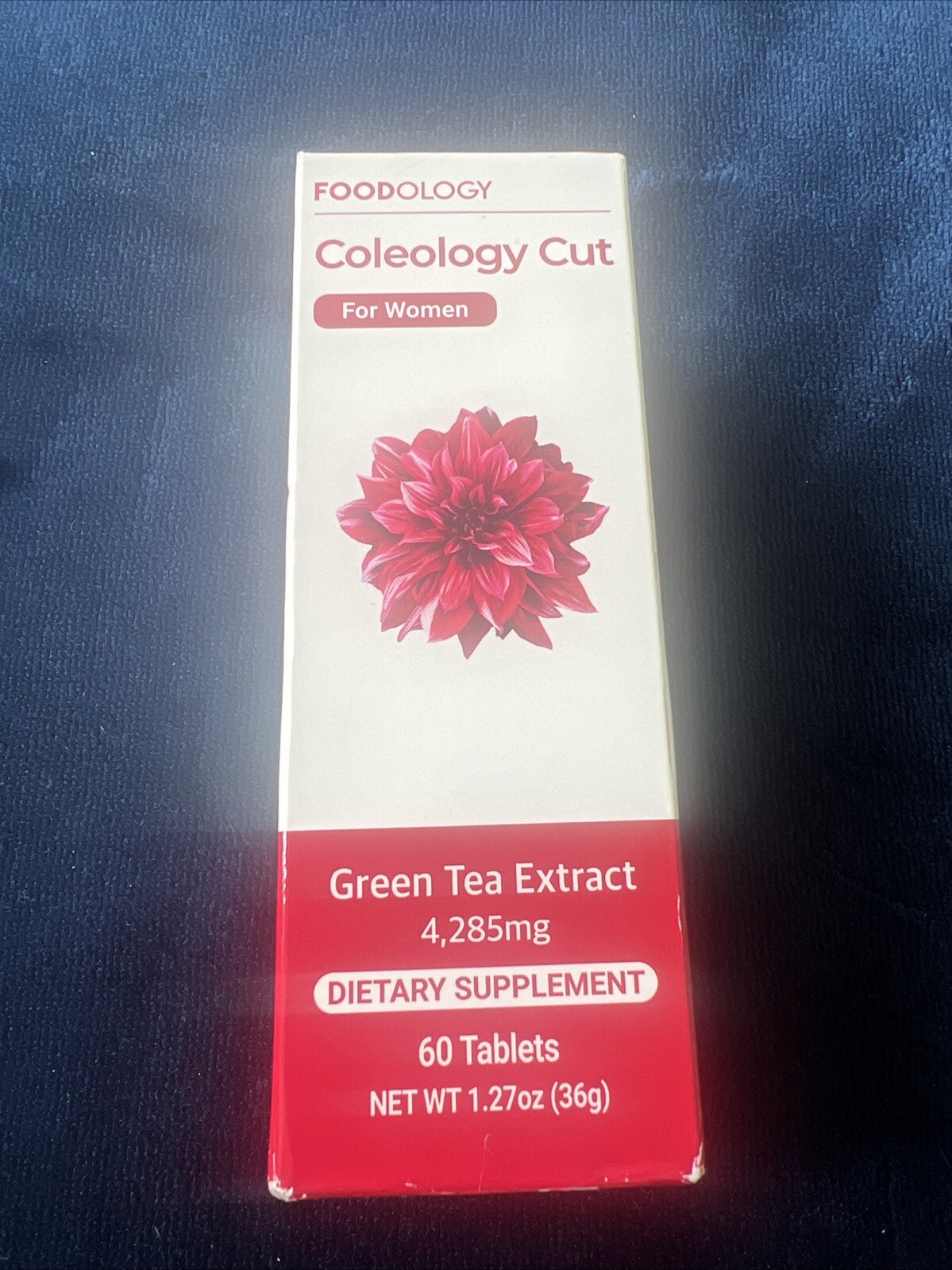 FOODOLOGY Coleology Cut Green Tea Extract For Women 60 Tablets 30 Days