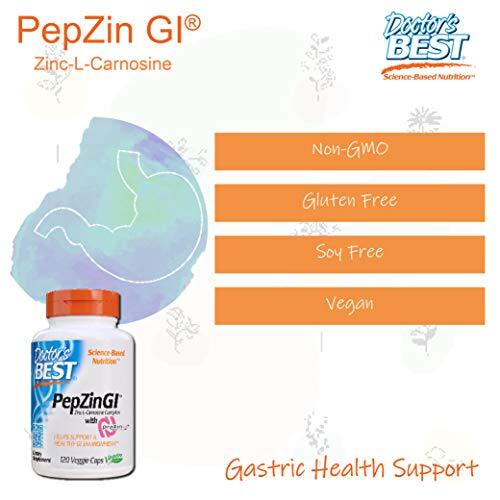 PepZin GI Nutritional Supplement 120 Count Supports Healthy Stomach Function