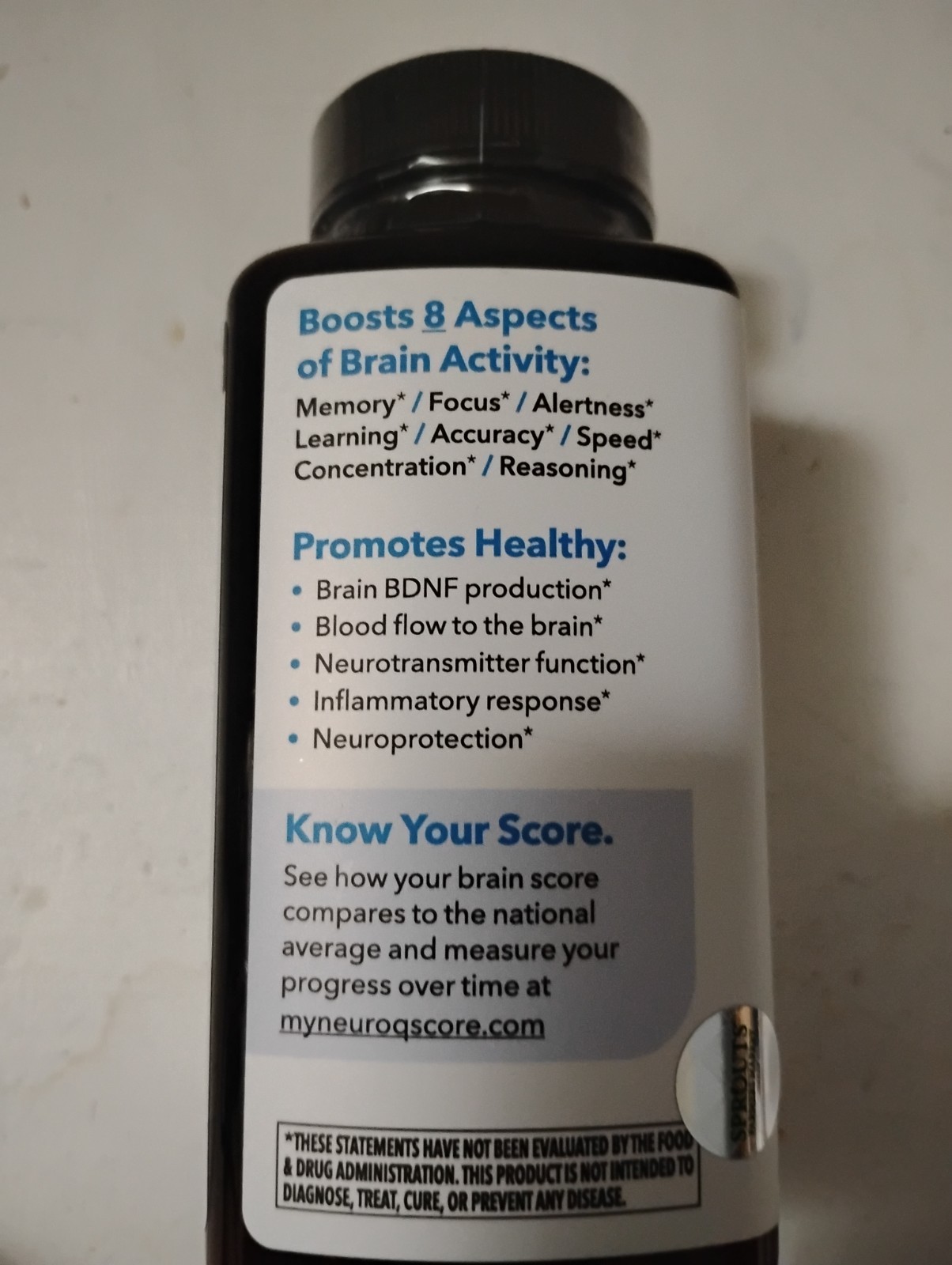 NeuroQ Memory & Focus by LifeSeasons – 60 Caps – Best By 09/2028 Brain Health