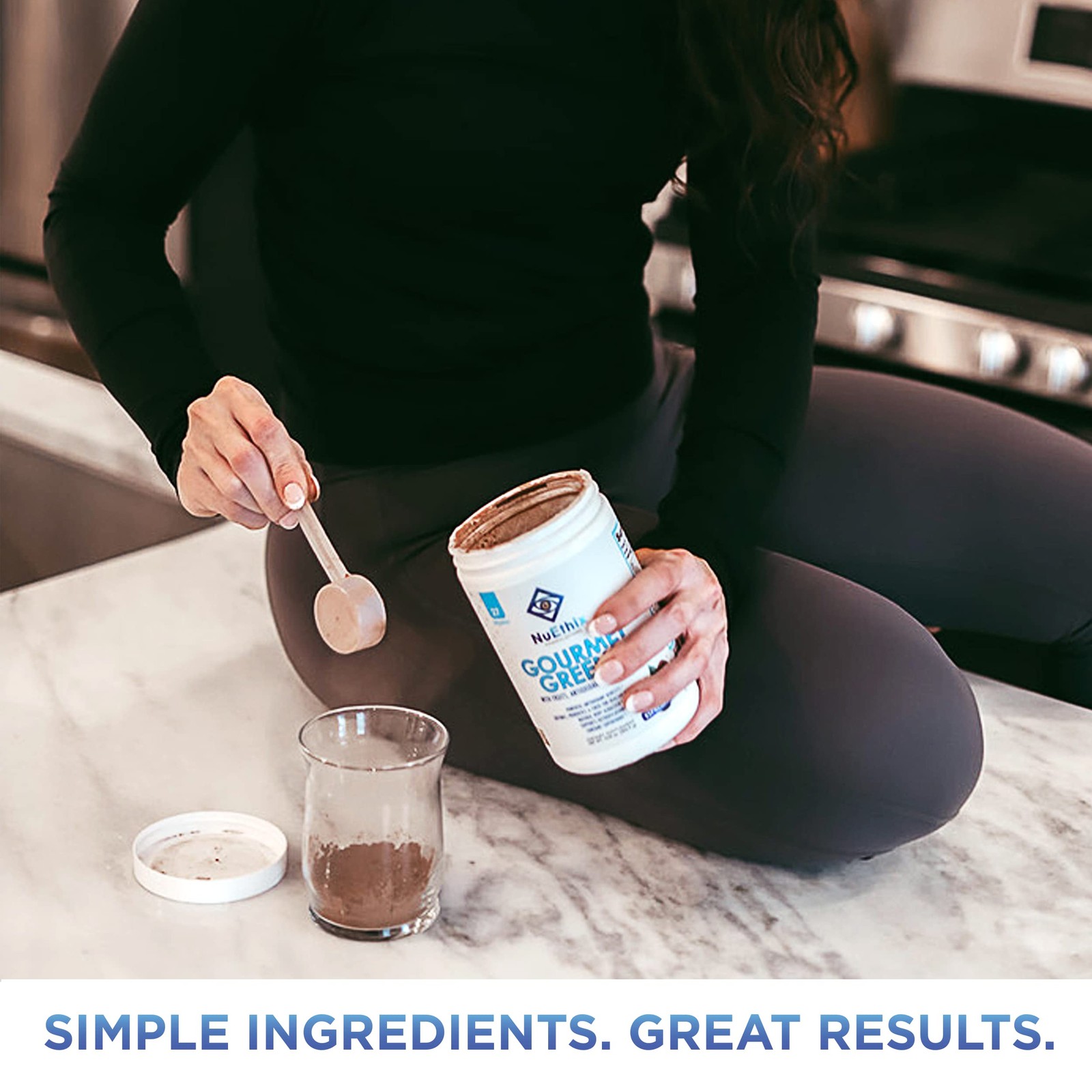 Nuethix Formulations Gourmet Greens Drink Powder Dietary Supplement Fruit And
