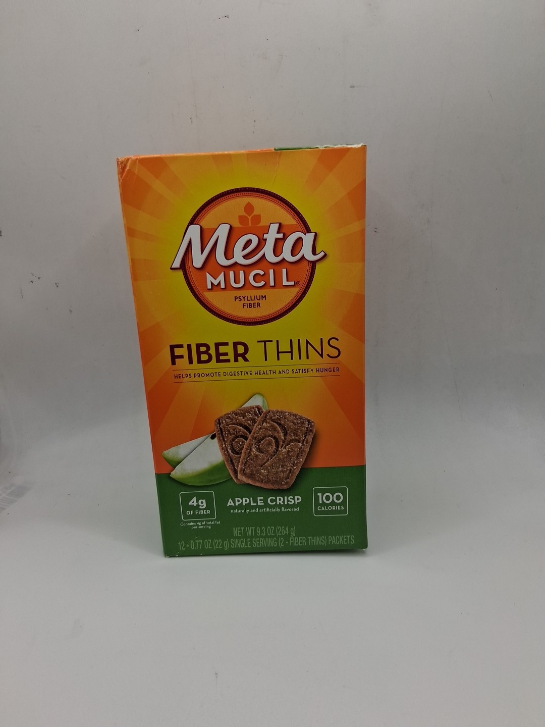 Fiber Thins Apple Crisp 12 Packets 0.77 oz. ea. exp:11/07/2026