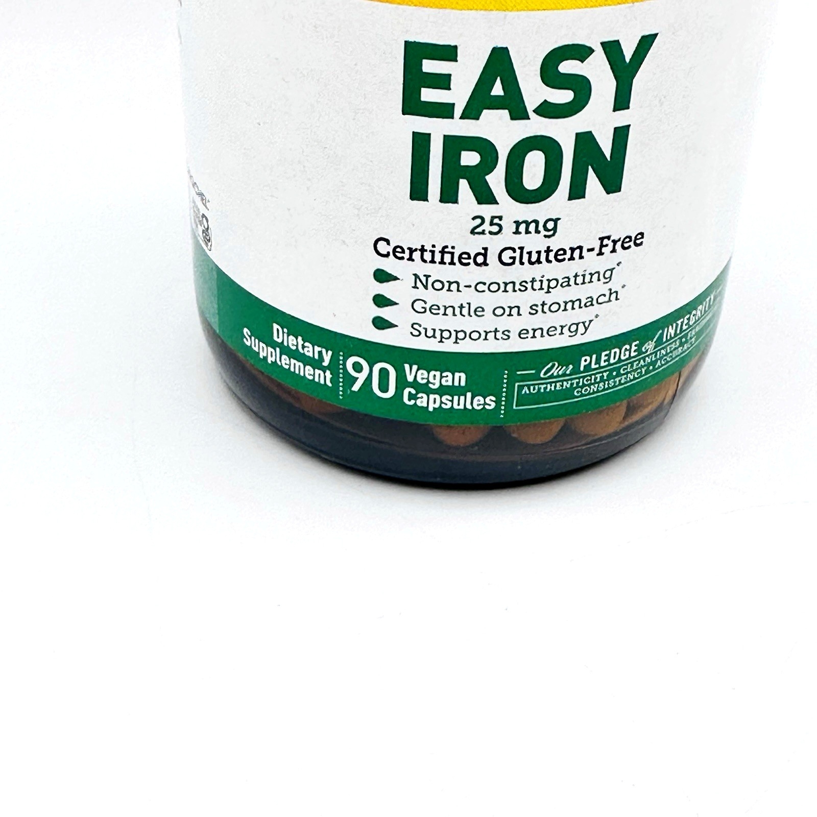 Easy Iron Dietary Supplement by Country Life – 25 mg – 90 Capsules – Exp 08/2026