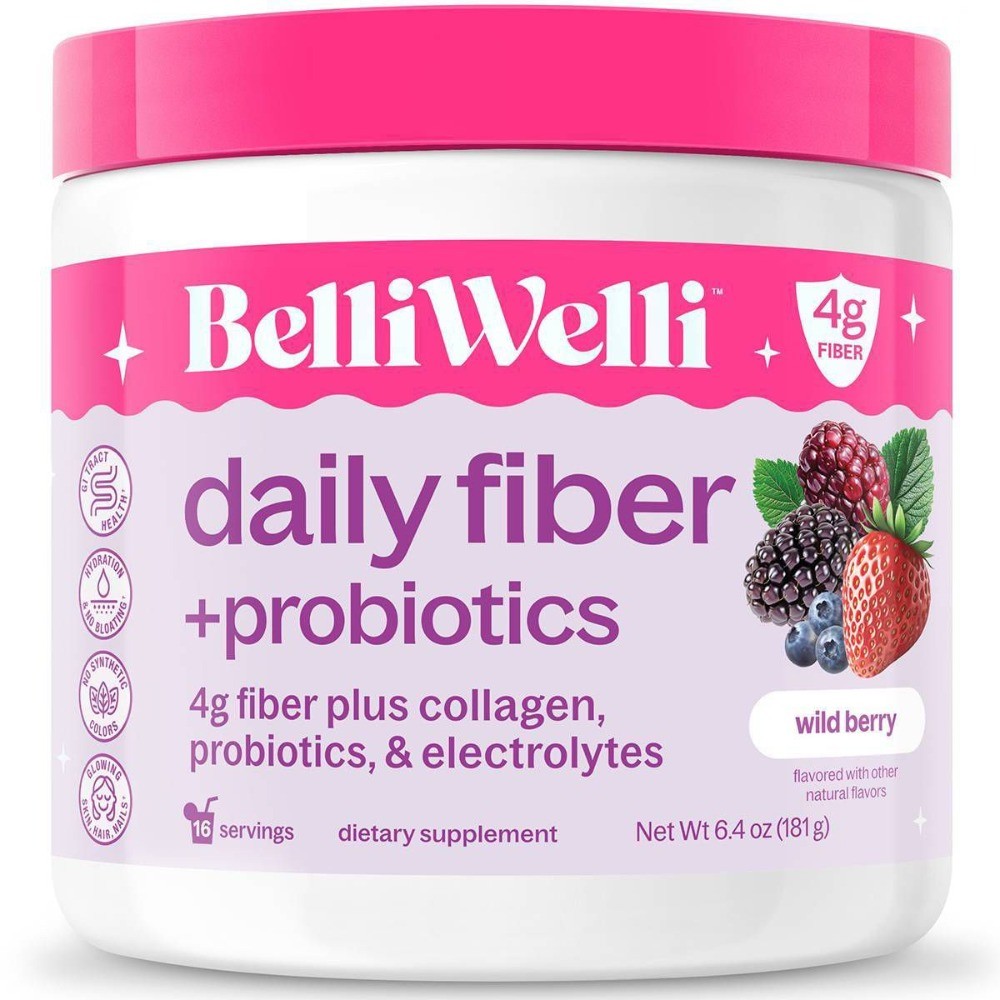 Daily Fiber Supplement + Probiotics, Electrolytes, Collagen