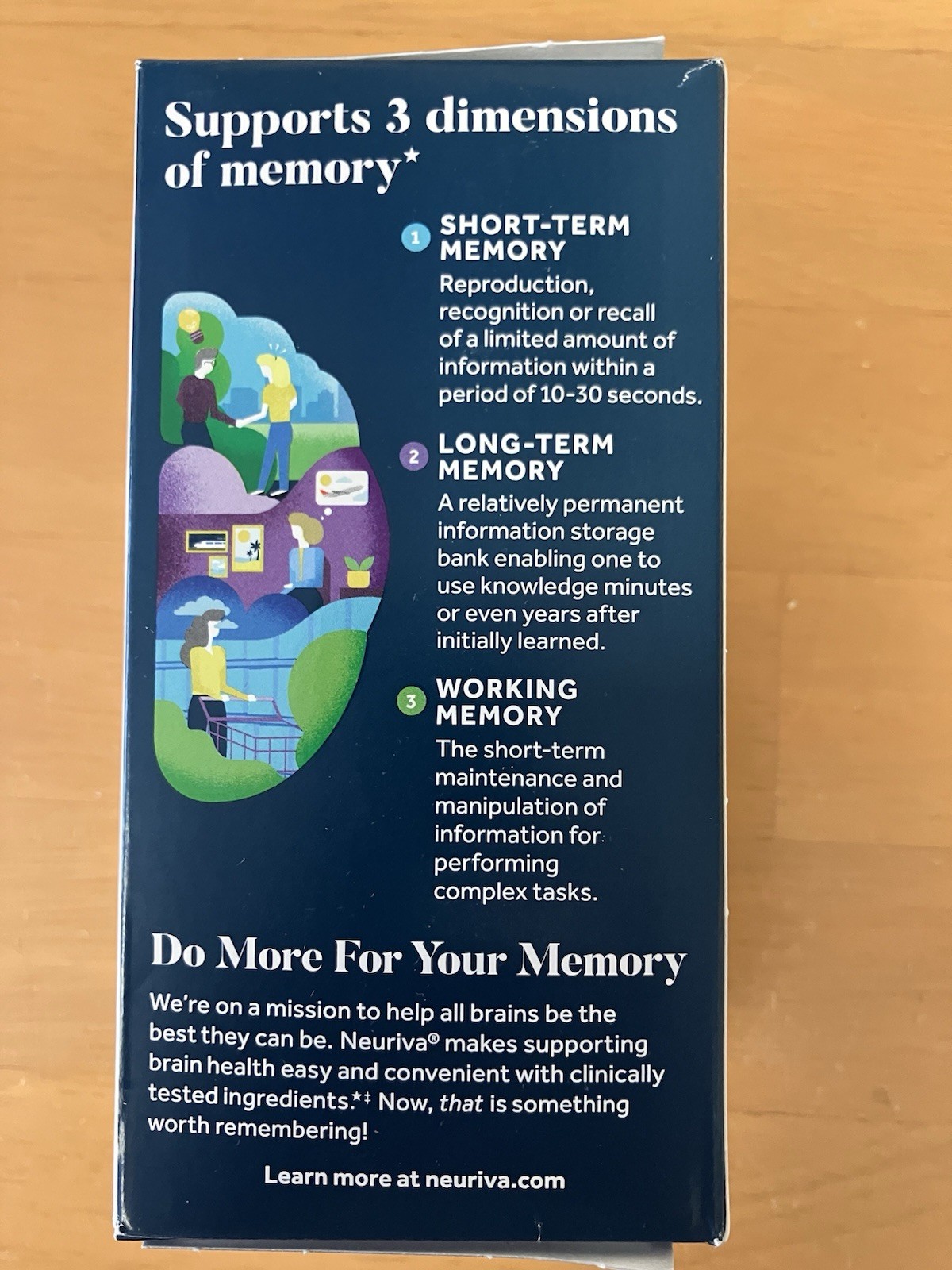 Neuriva Brain Health Memory 3D Supplement 50 Capsules, Exp. 09/2027