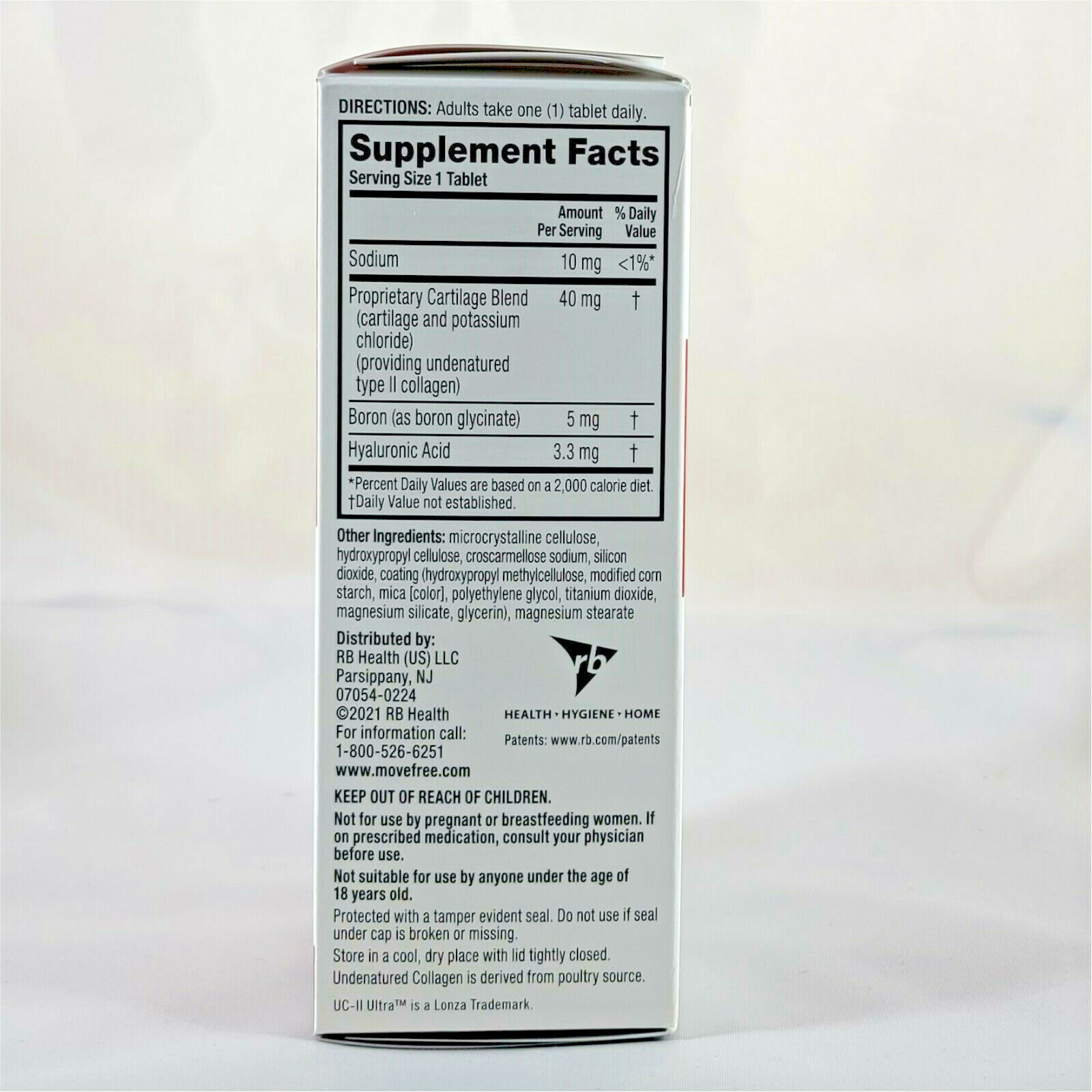 Schiff Move Free Ultra 3X Triple Action 75 Tablets NEW !