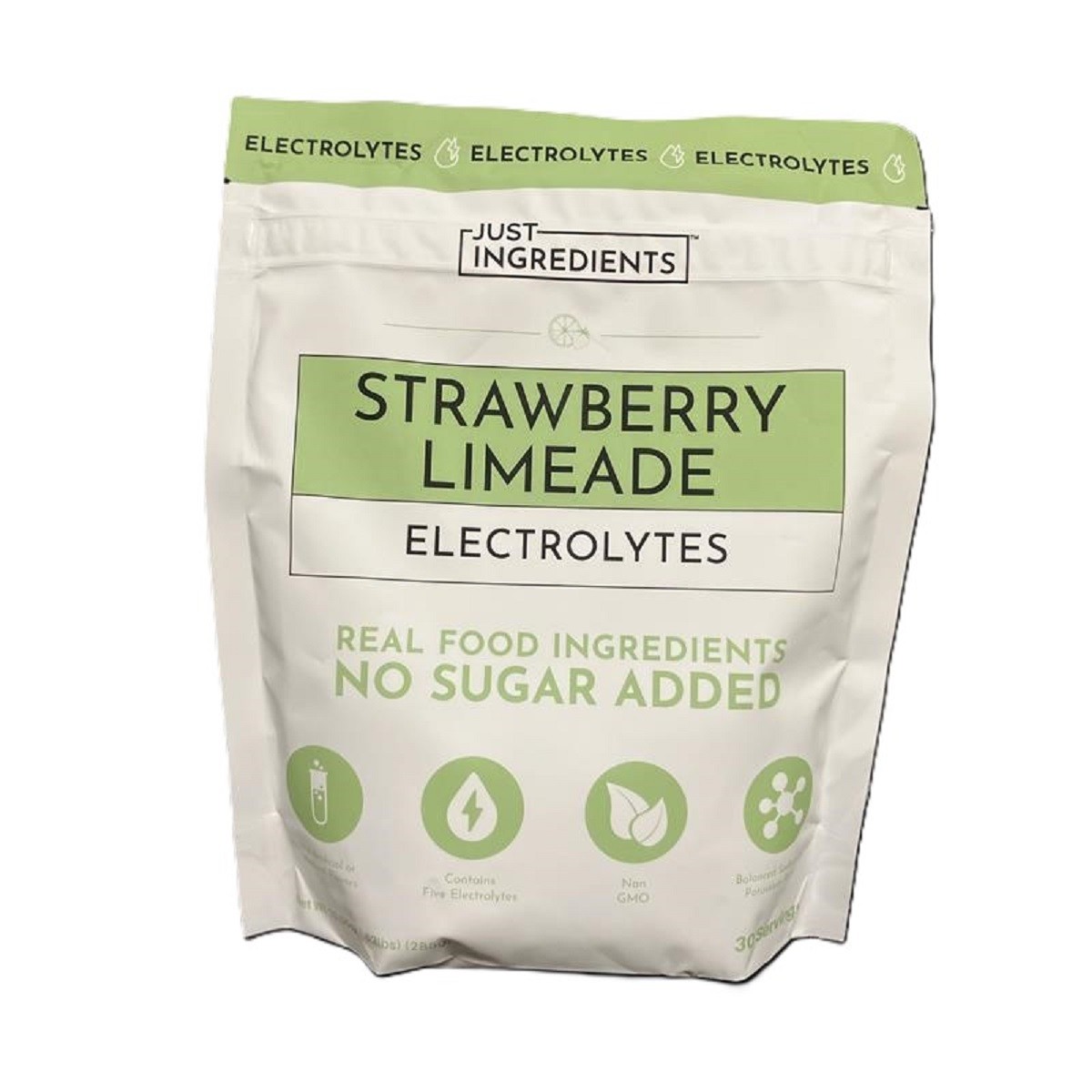 Just Ingredients Strawberry Limeade Electrolytes 30 Serving Hydration Drink