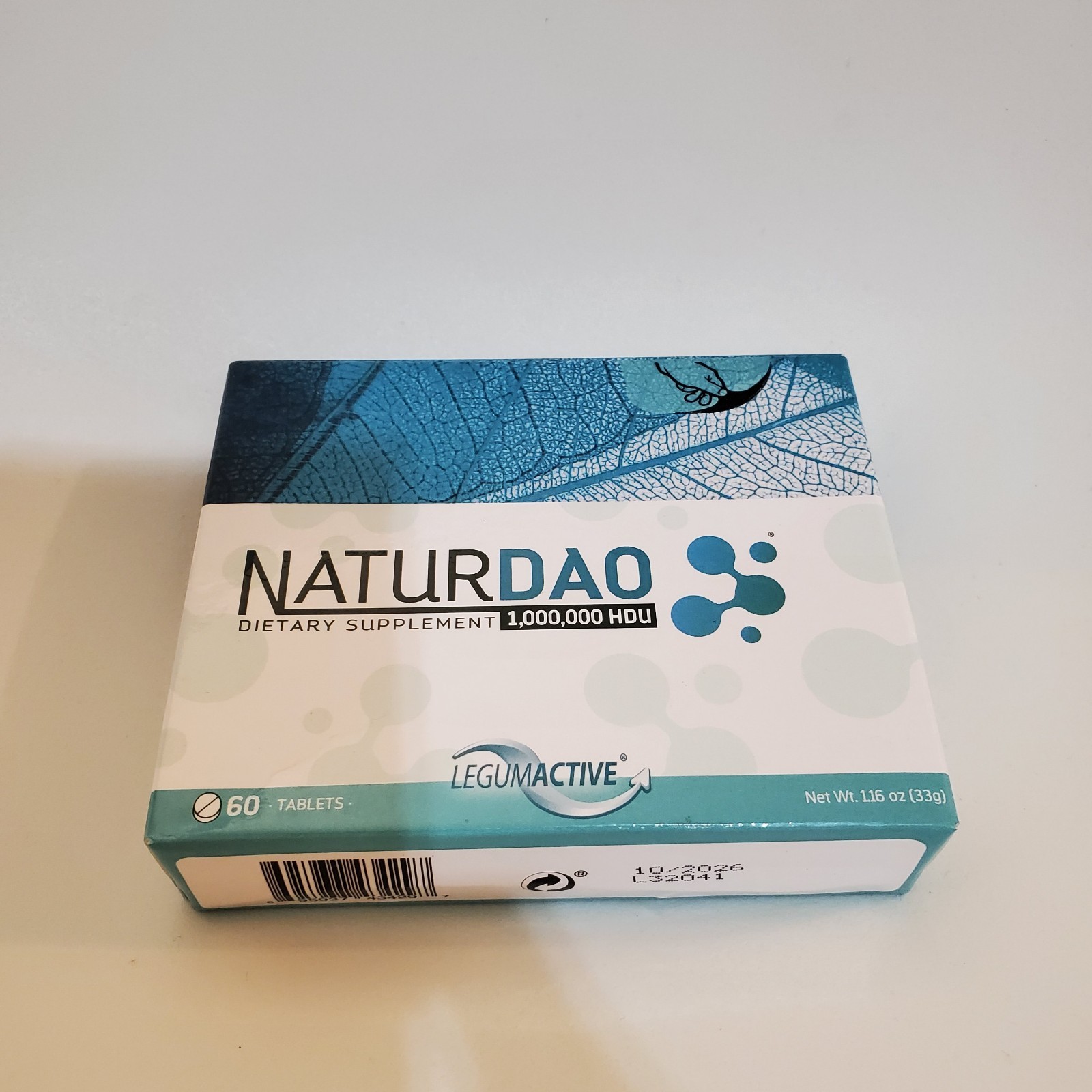 NATURDAO® DAO enzyme 1,000,000 HDU per tablet – DAO Enzyme Supplement 60 tablets