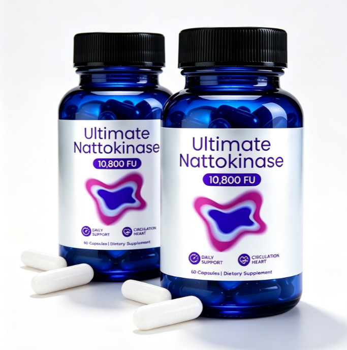 1-5 pack Nattokinase Supplement – 10800 FU 60 Capsules Per Serving US STOCK