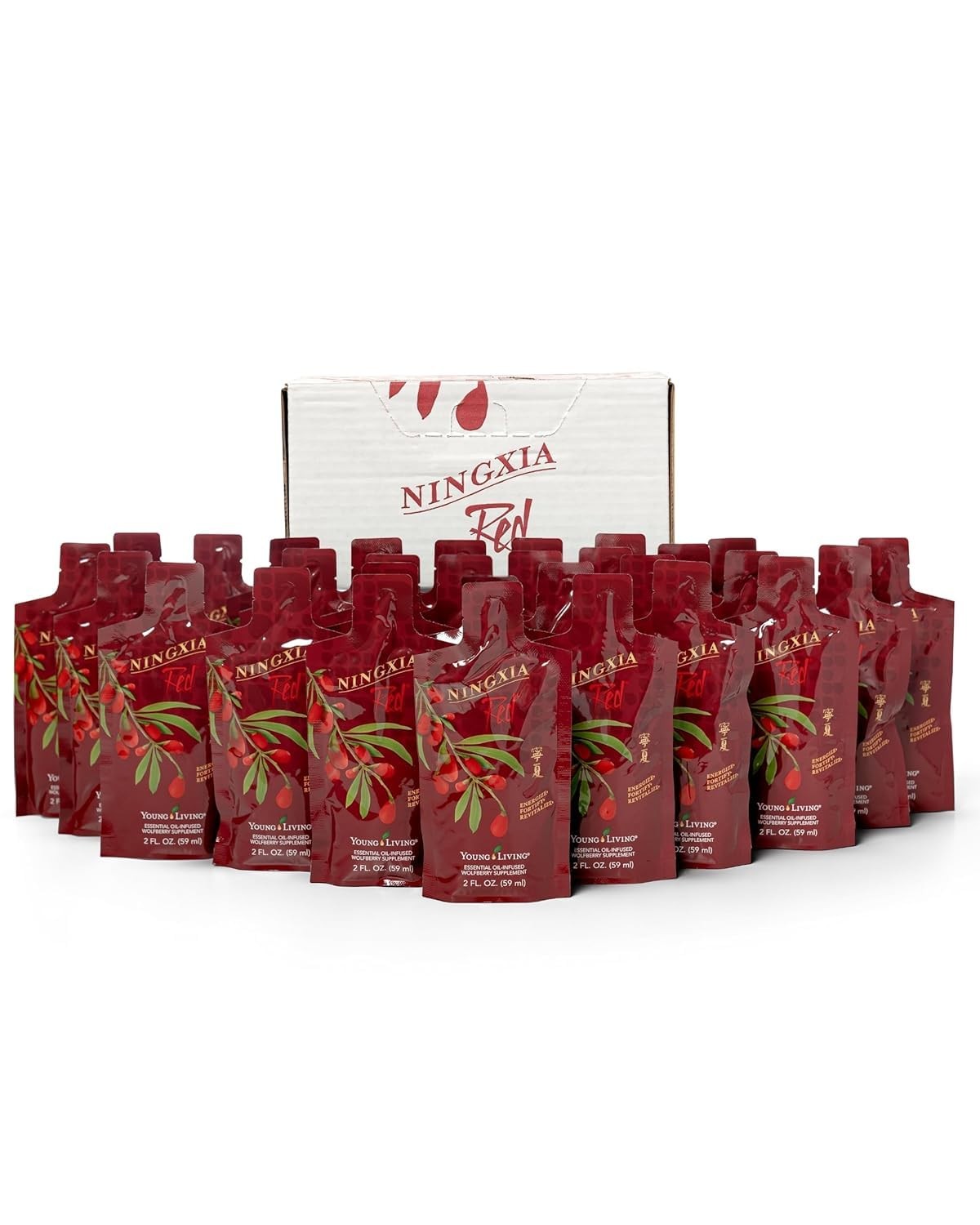 Young Living Ningxia Red Supplement – Fortify Revitalize – 30 Pack, 2 fl oz