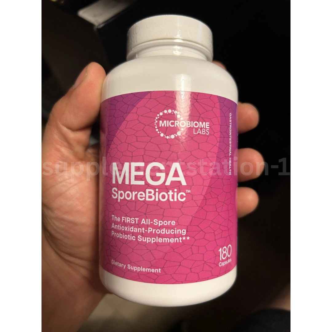 MegaSporeBiotic (180 Caps) – Microbiome Probiotic, 2 per bottles 7/27 Expiry