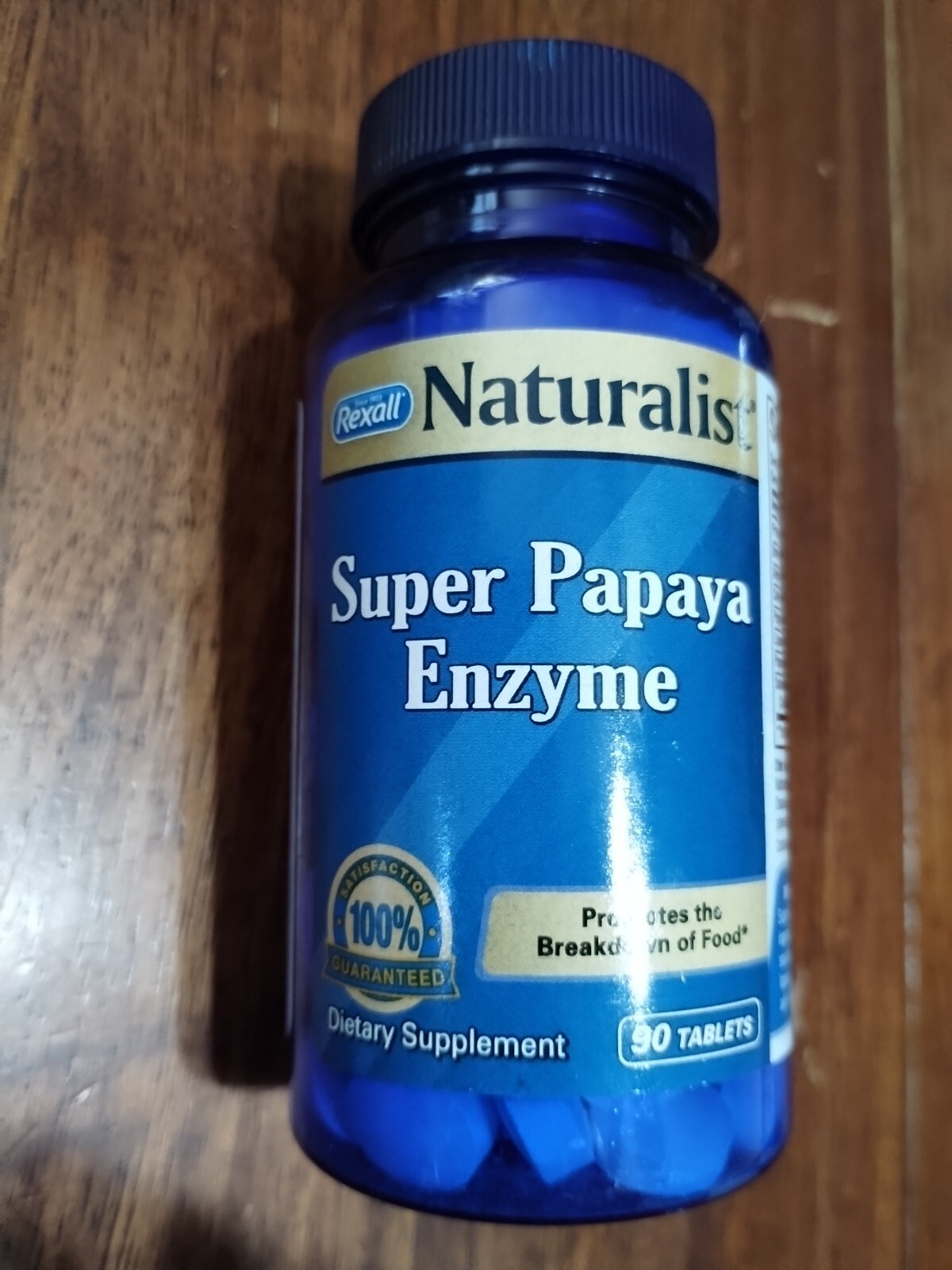 3 Bottles Naturalist Super Papaya Enzyme 90 Tablets Exp 06/2025