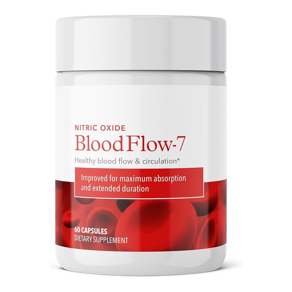 1/5 Pack BloodFlow-7 New & Improved Blood Circulation 60 Softgelsules New & US