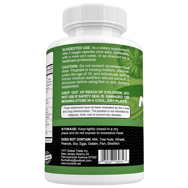 Multi Vitamin Mineral Complex – for Hair, Skin & Nails – 30/60/120 Capsules