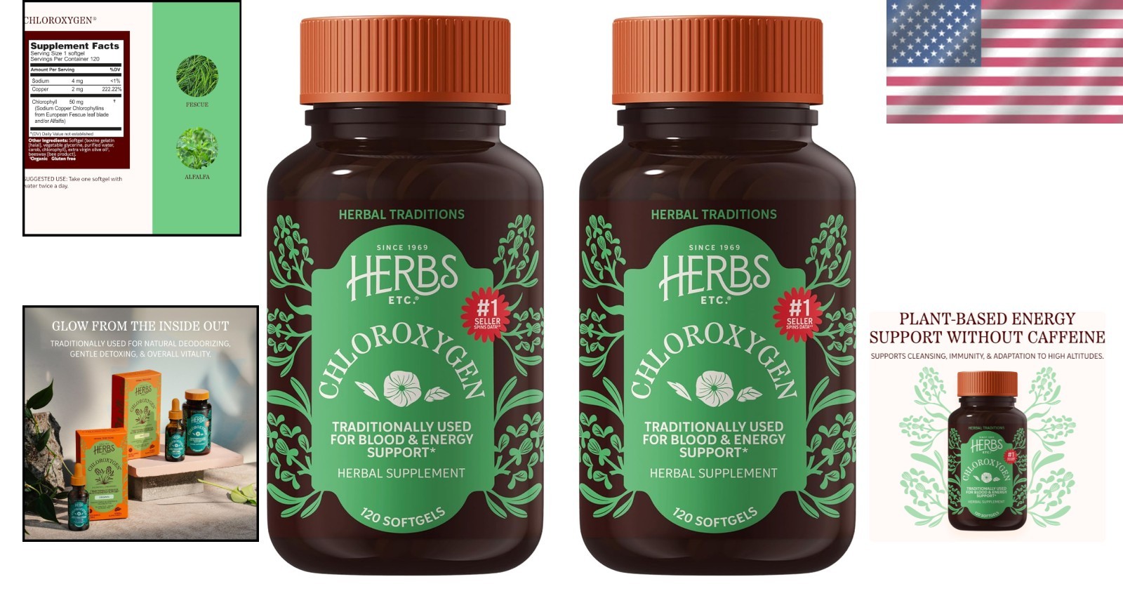 ChlorOxygen Chlorophyll Softgels – Skin & Gut Support