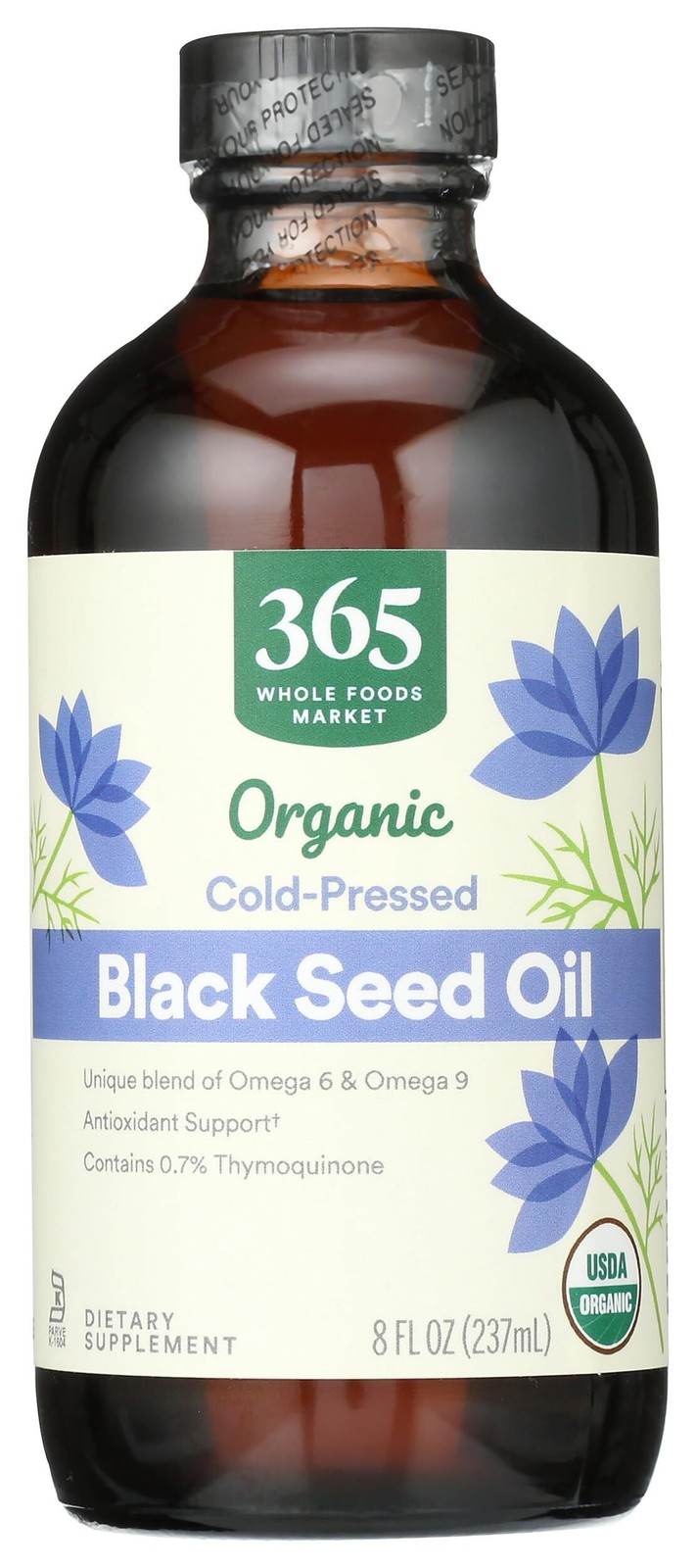 365 Whole Foods Market, Organic Black Seed Oil, 8 Fl Oz Expiration Date 02/2027