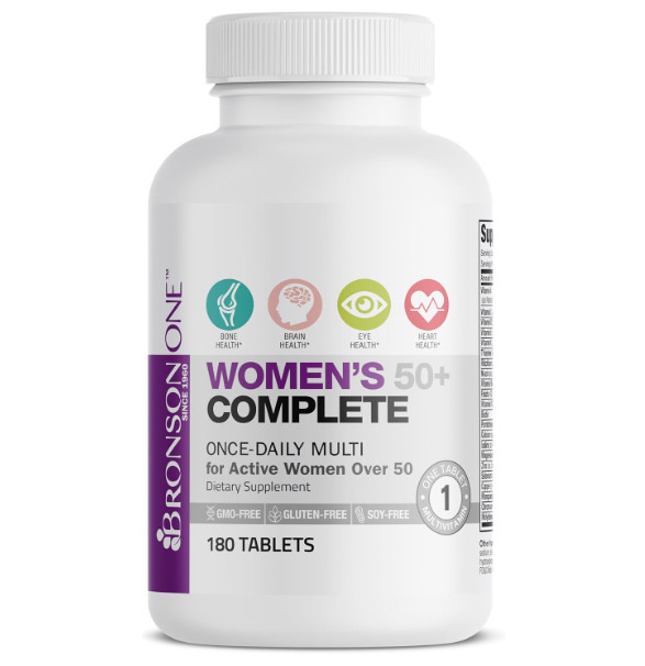 Women’s 50+ Complete Multivitamin Multimineral Daily Wellness Energy Support