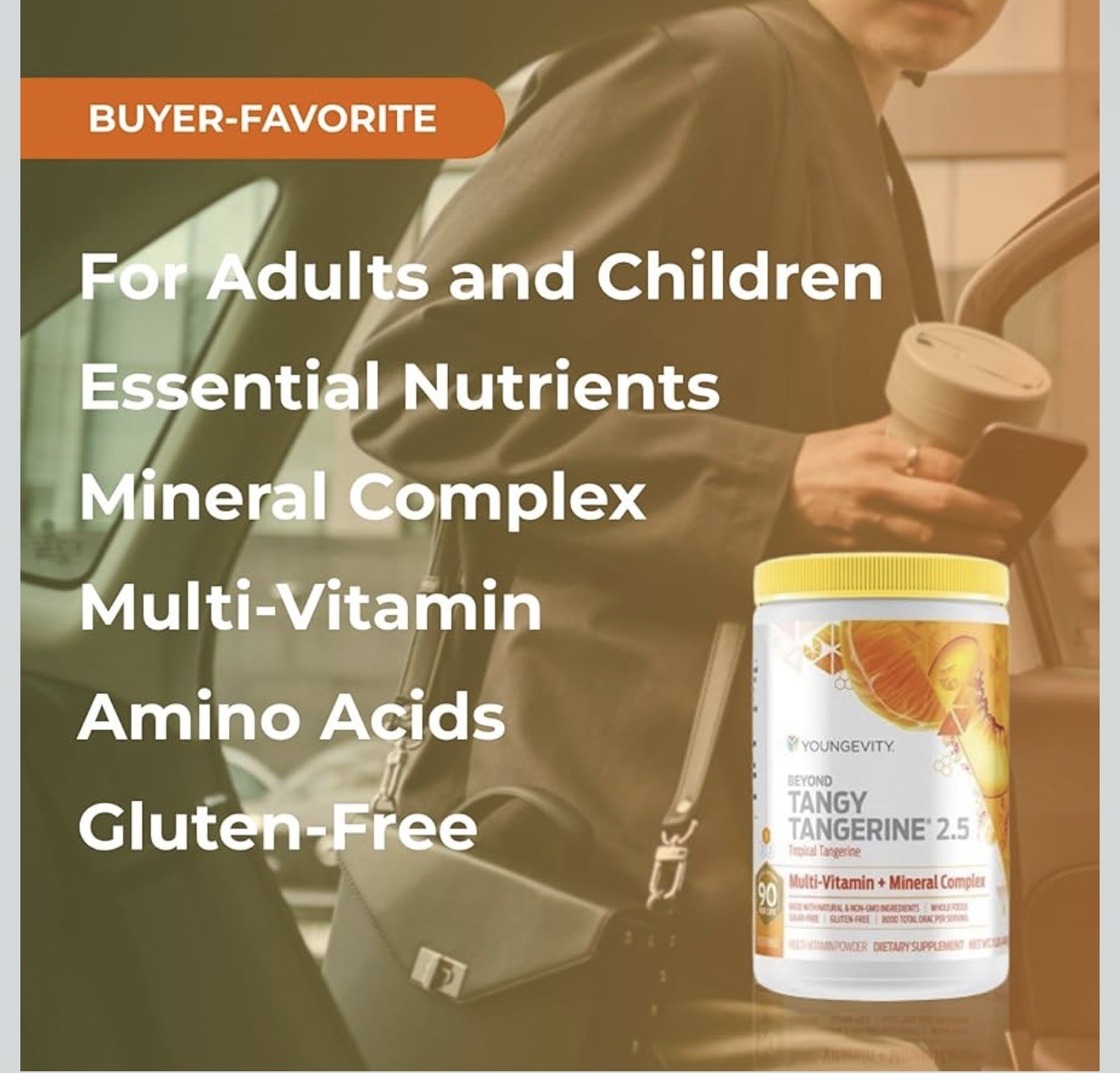 Youngevity Beyond Tangy Tangerine BTT 2.5 Dr. Wallach – FREE SHIPPING 3-Pack