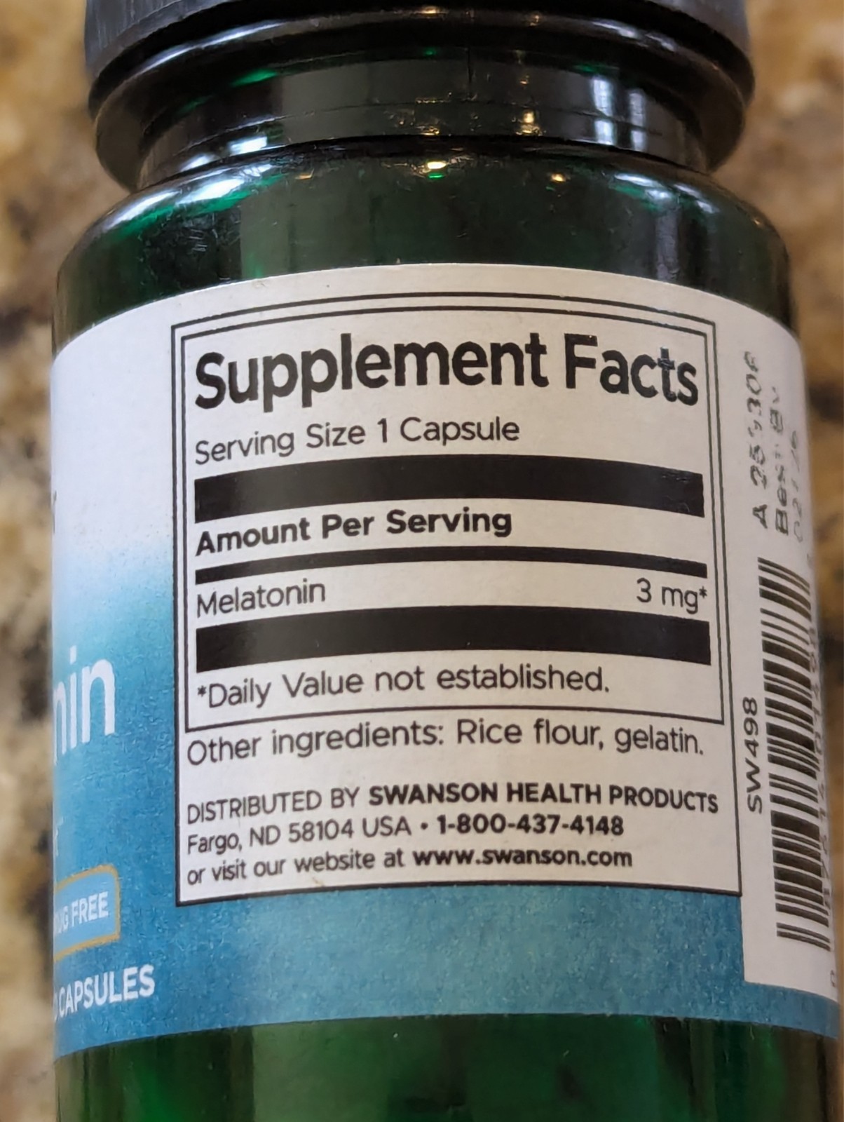 Swanson Melatonin Sleep Support 60 capsules exp: 02/2026