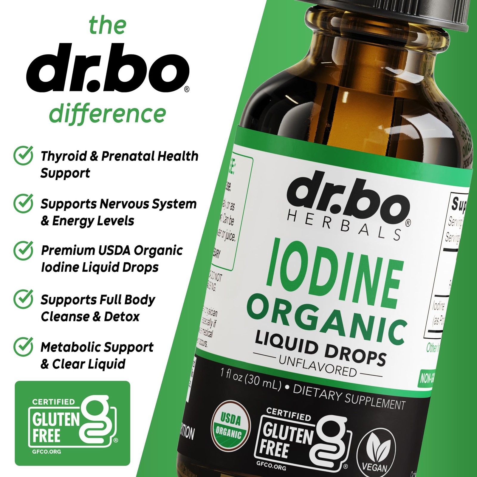 Iodine Liquid Drops Potassium Iodide – 1 Year Supply Pure 1 Fl Oz (Pack of 1)