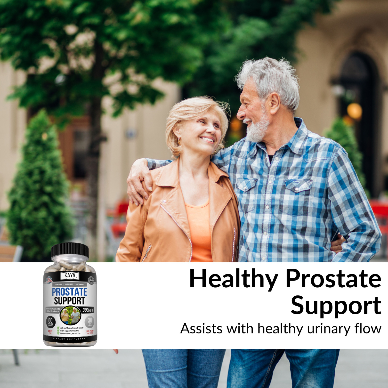 Prostate Support – Saw Palmetto – Reduce Frequent Urination, Stamina supplement