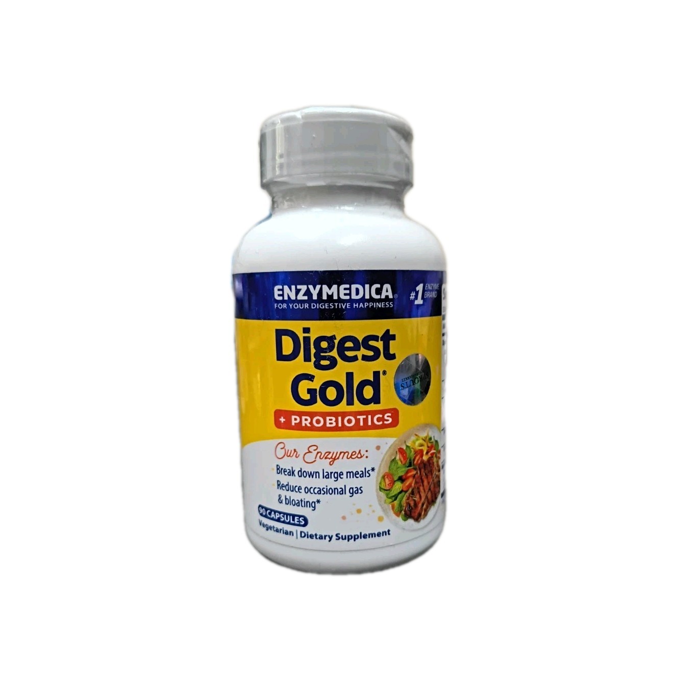 Enzymedica Digest Gold + Probiotics ( 90 Capsules ) Exp 12/2026