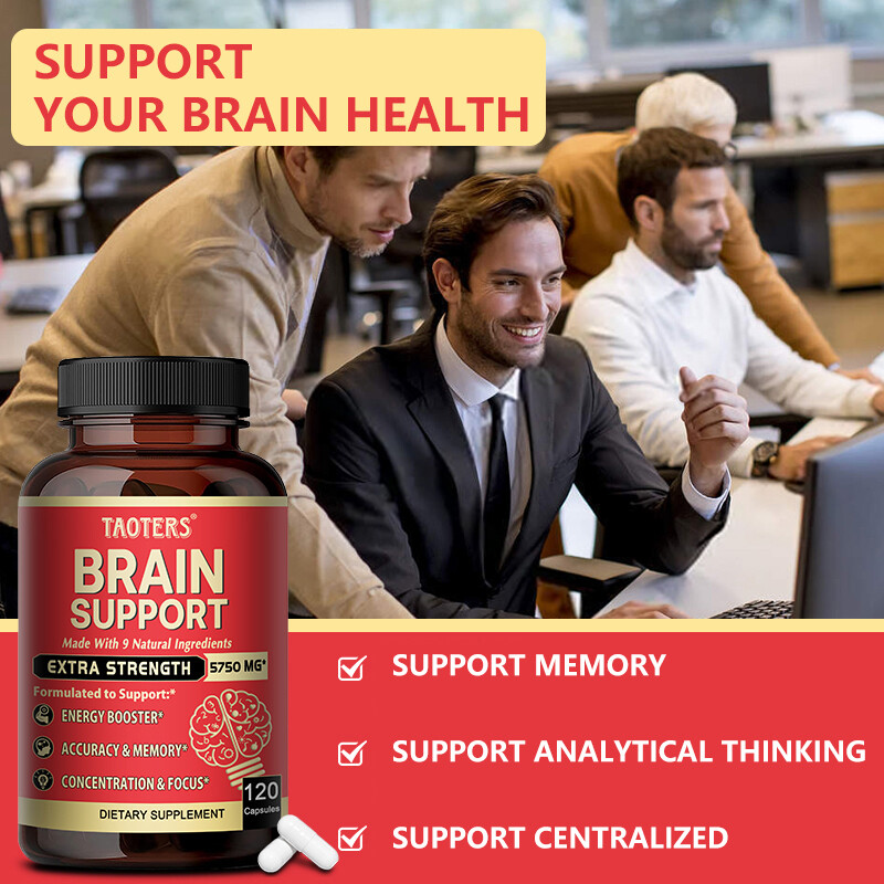 Brain Health Supplement Support – lmprove Memory,Focus,Alertness,Learnin&Mood