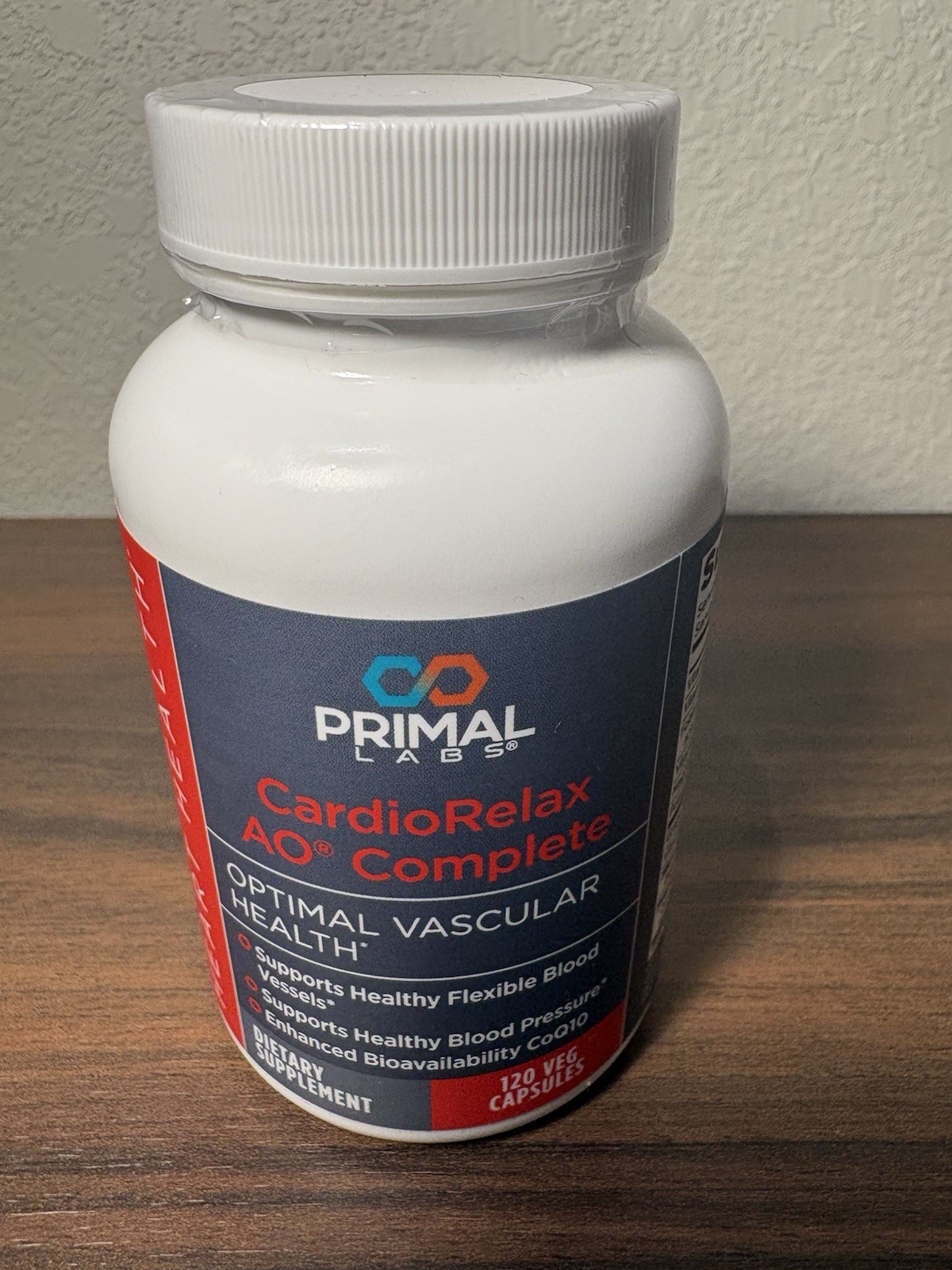 Primal Labs CardioRelax AO Complete Heart Health 120 Caps SEALED Mfg 06/2024