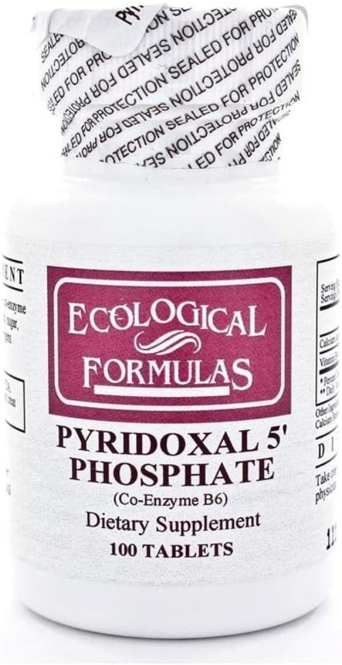 Pyridoxal 5-Phosphate 20 mg – High-Quality Hypoallergenic Tablets, 100 Count