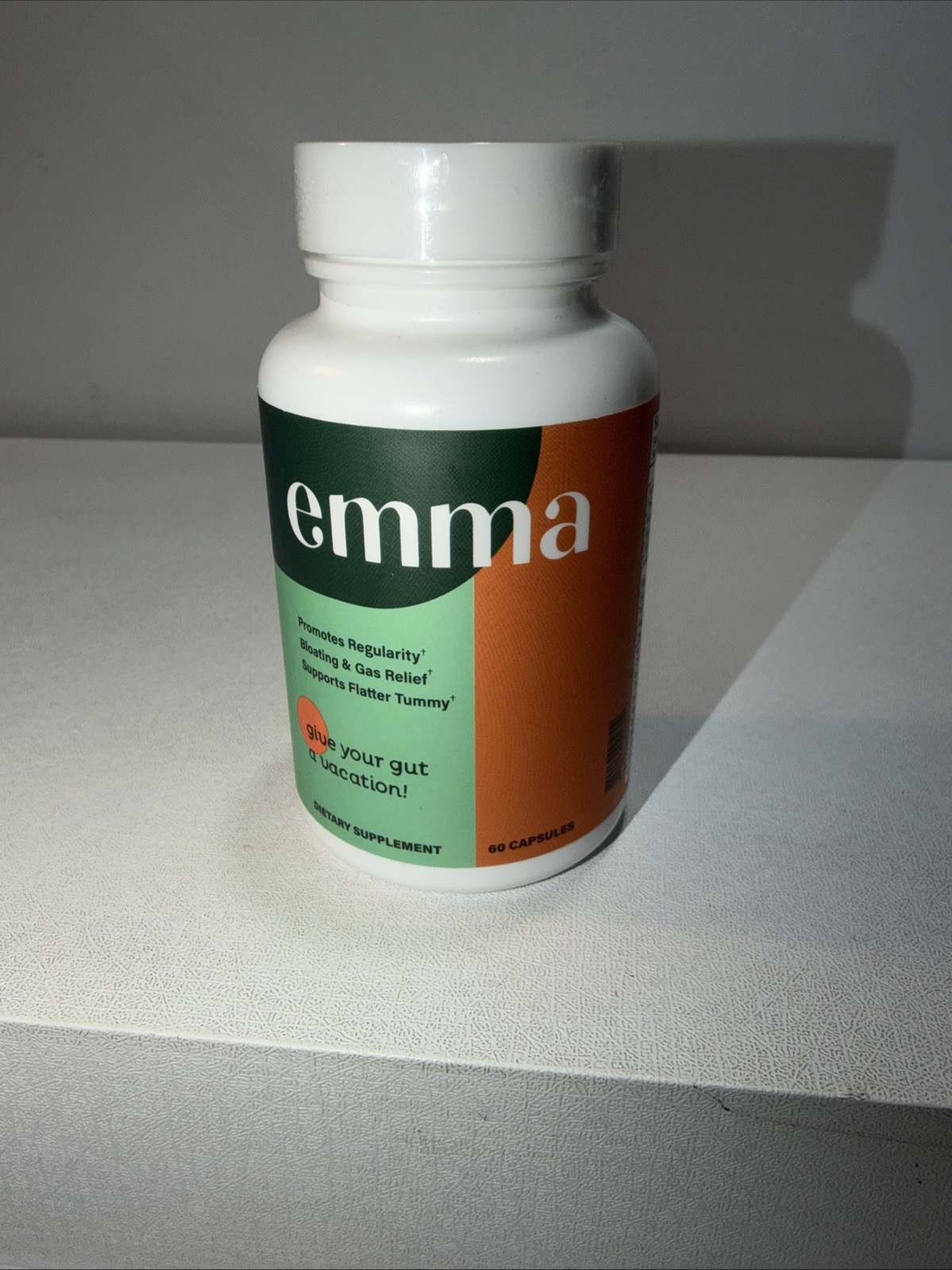 Emma Gut Health Daily Digestive Supplement Bloating & Gas Relief 60 Capsules New