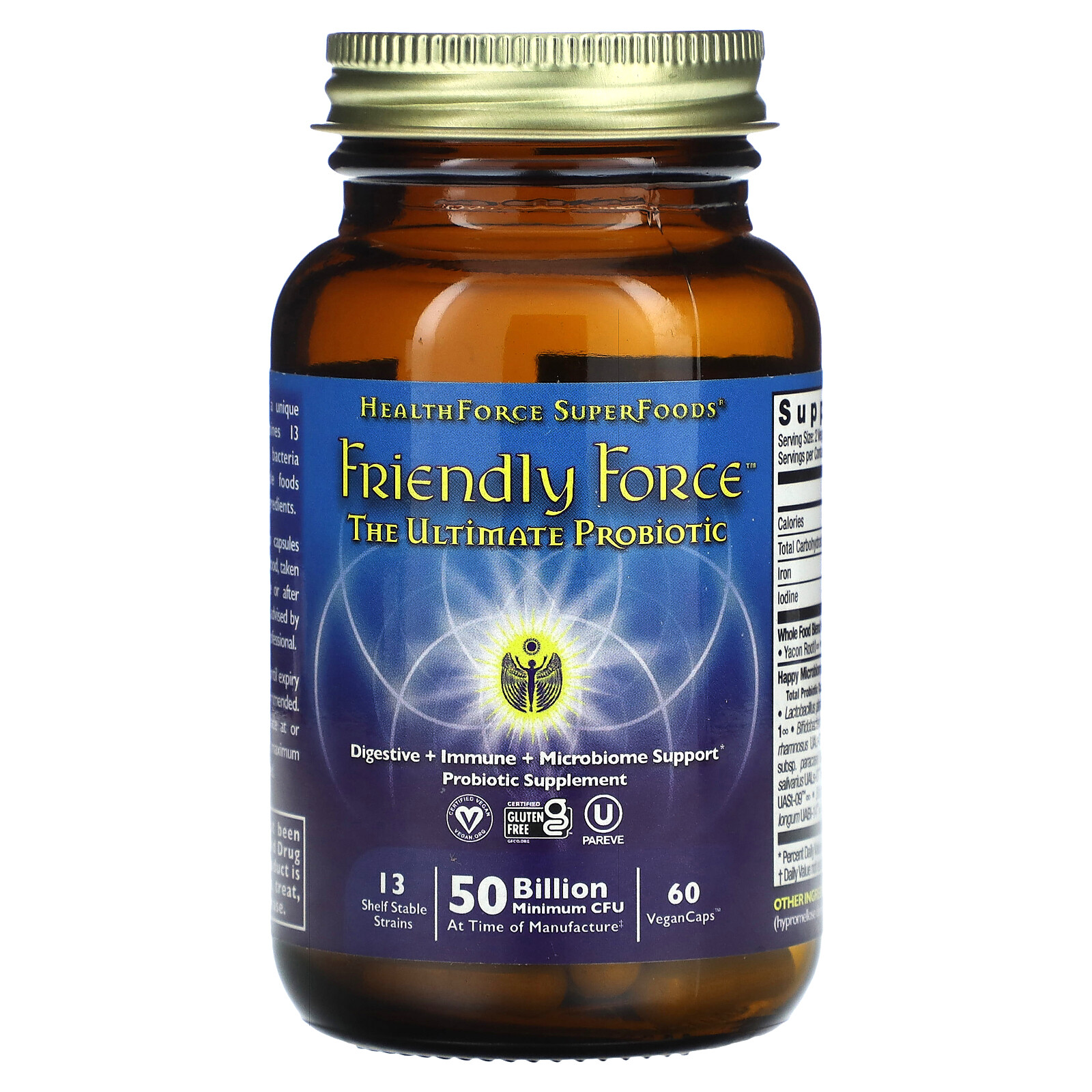 Friendly Force™, The Ultimate Probiotic, 50 Billion, 60 Vegan Caps (25 Billion